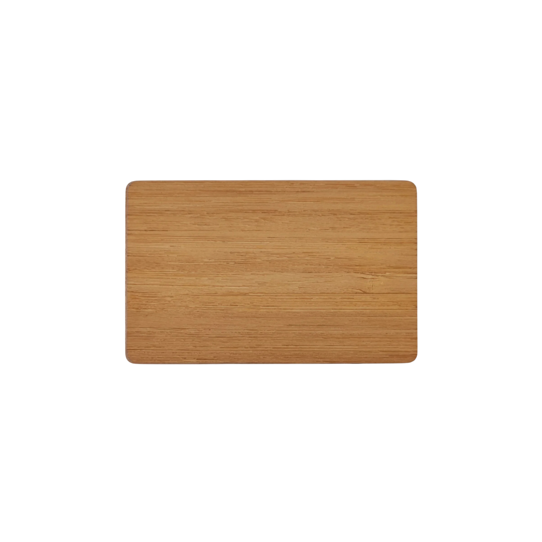 Digitale Visitenkarte aus Holz mit NFC