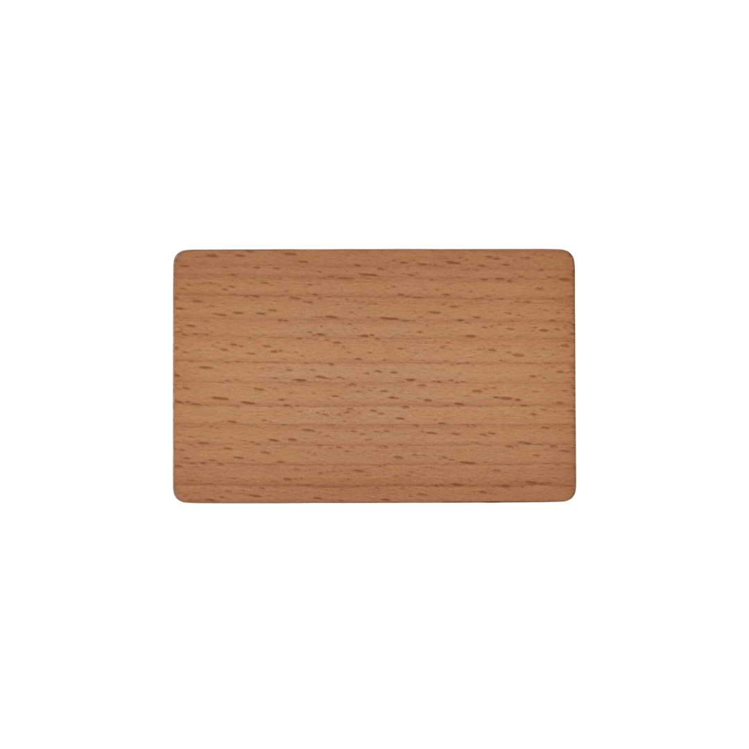 Digitale Visitenkarte aus Holz mit NFC