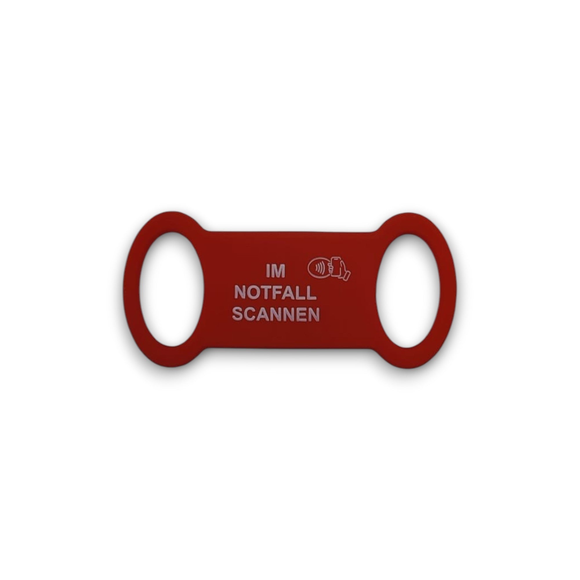 Notfallmarke für das Halsband